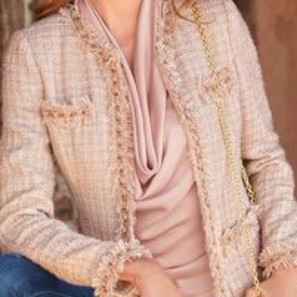 💲ale👘Boston Proper Size 10 pink jacket - Picture 3 of 6